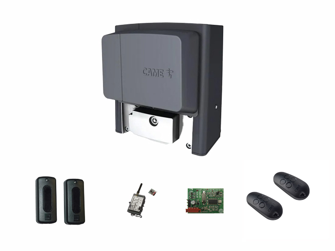 BKS12AGS GSM Connect - Комплект автоматики для для откатных ворот на основе привода BKS12AGS с управлением через приложение (встроенный блок управления ZBKN, фотоэлементы)