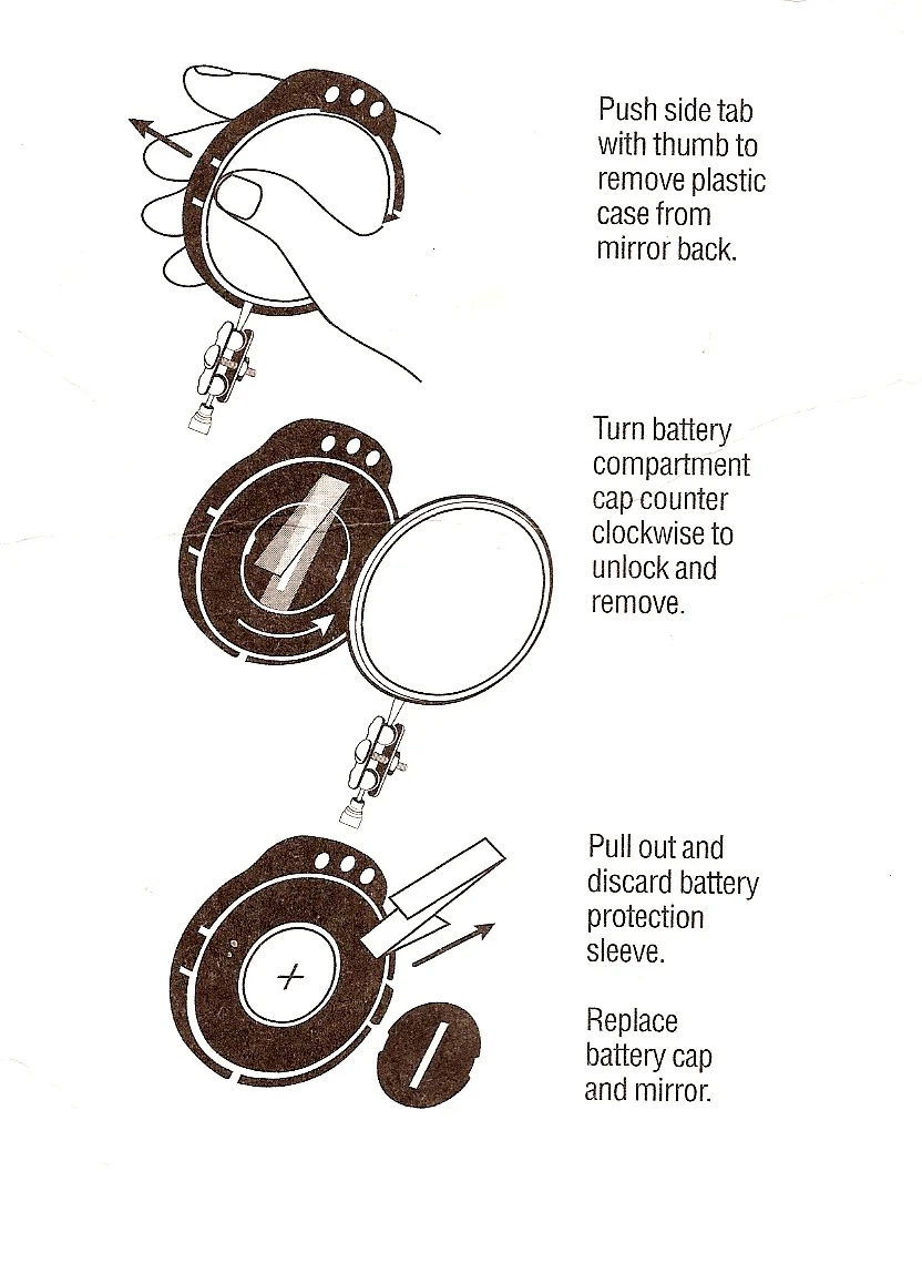 Выдвижное зеркало со светодиодной подсветкой SP-005