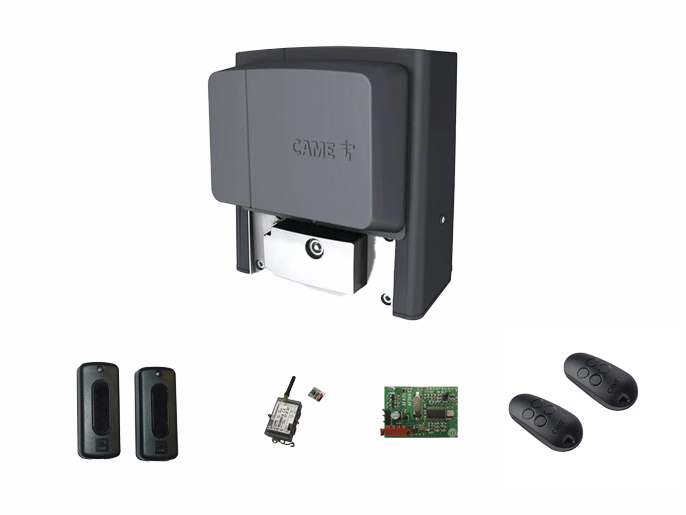 BX704AGS GSM Connect - Комплект автоматики для для откатных ворот на основе привода BX704 с управлением через приложение (встроенный блок управления ZBX7N, фотоэлементы)
