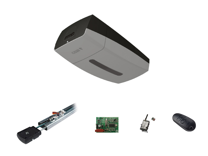 VER13DMS Wi-Fi 2.7 Connect - Комплект автоматики для секционных ворот высотой до 2,7 м на основе привода VER13DMS с управлением через приложение (встроенный блок управления, направляющий профиль)
