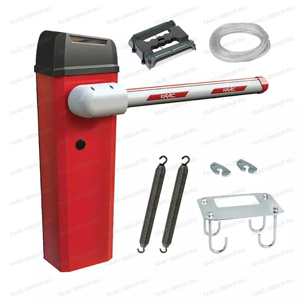 Комплект шлагбаума B614/5 с подсветкой и круглой стрелой 5 м