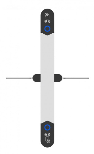 Турникет распашной БЛОКПОСТ РСП 1400, средняя секция для РСП 700