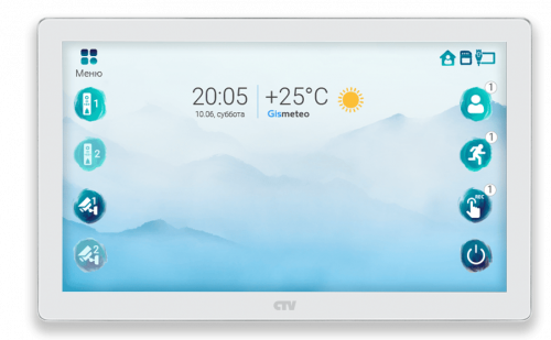 CTV-M5108 Image 10 Монитор видеодомофона с Wi-Fi