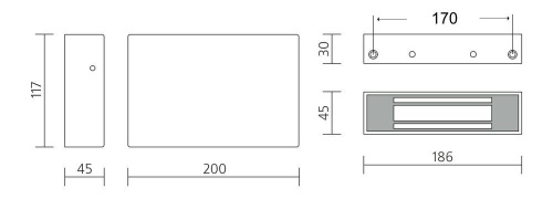 Замок электромагнитный VIZIT-ML245PL