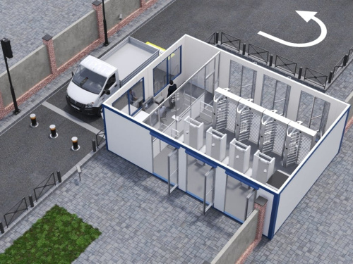 Стационарная система сканирования днища автомобиля PRIZMA 02 C