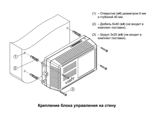 Блок управления домофона БУД-430S2