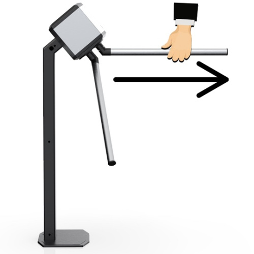 Электромеханический турникет трипод Cube C-05-В с механической антипаникой