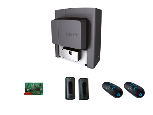 BKS18AGS RC KIT - Комплект автоматики для откатных ворот на основе привода BKS18AGS (встроенный блок управления ZBKN, радиоуправление с динамическим кодом, фотоэлементы)