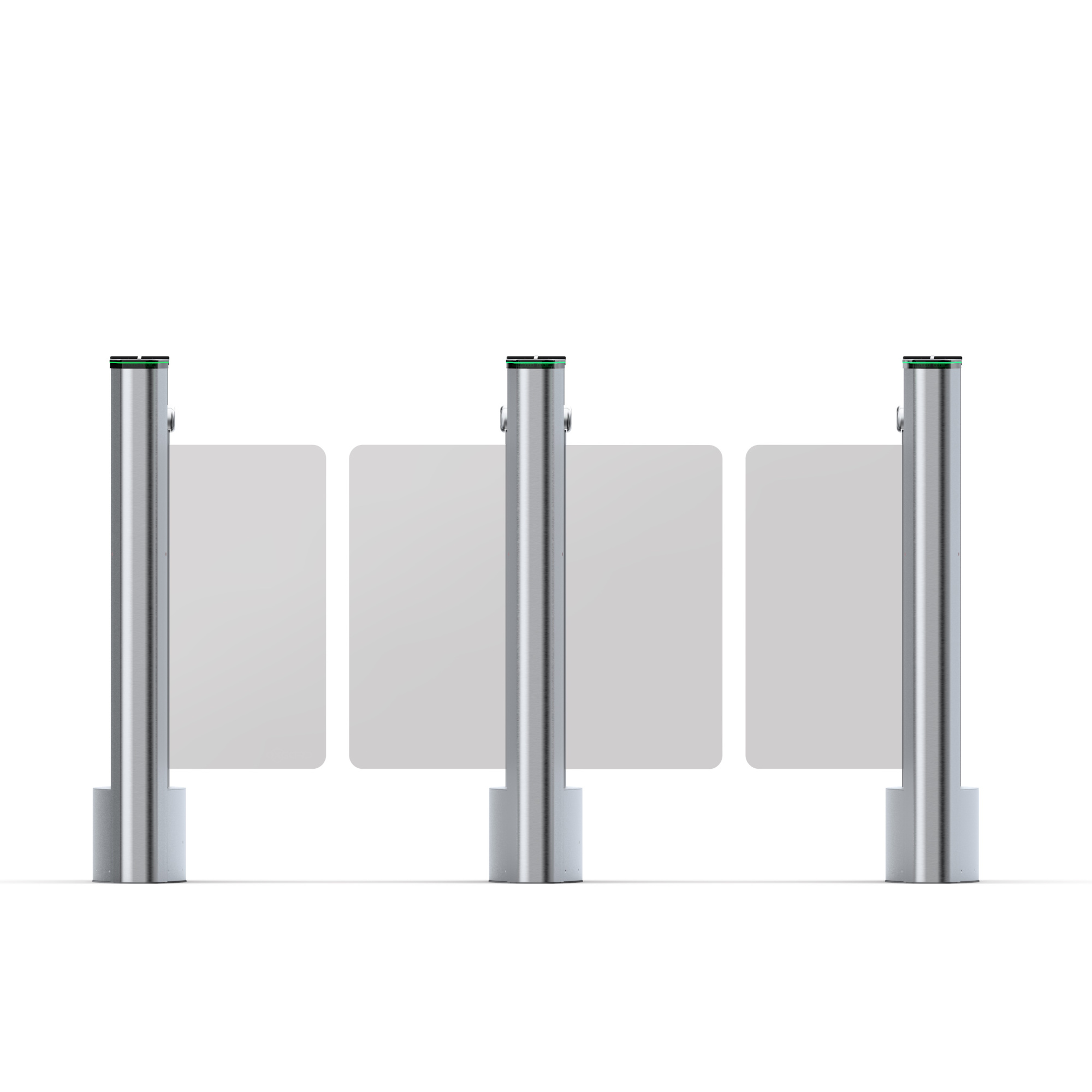 Турникет QL-05-SM-660 крайний модуль с распашными створками