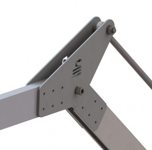 Механизм складывания прямоугольной стрелы на 90 градусов