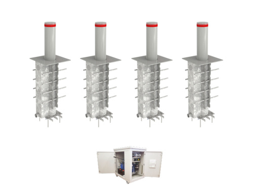 Блокиратор автоматический выдвижной серии RBD, 4 болларда