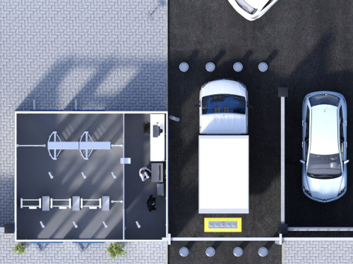 Стационарная система сканирования днища автомобиля PRIZMA 02 C