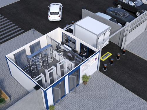 Стационарная система сканирования днища автомобиля PRIZMA 02 C