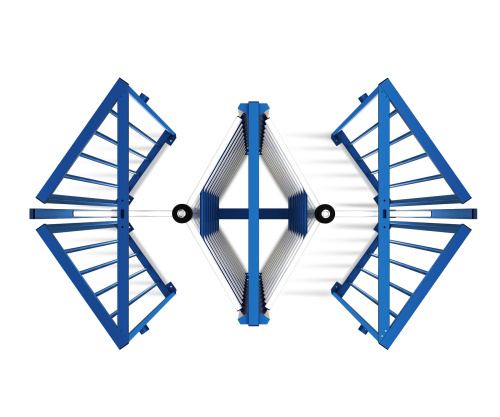 Полноростовый роторный турникет RTD-20.2